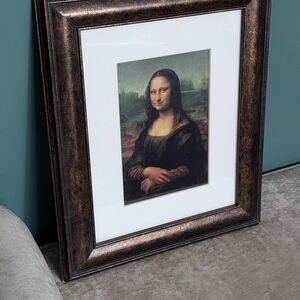 Leonardo Da Vinci MONA LISA Matted And Beautifully Framed Reproduction
